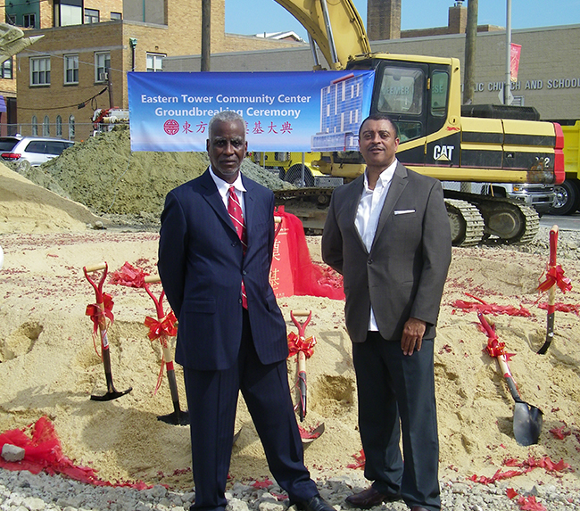 Kenneth at construction site