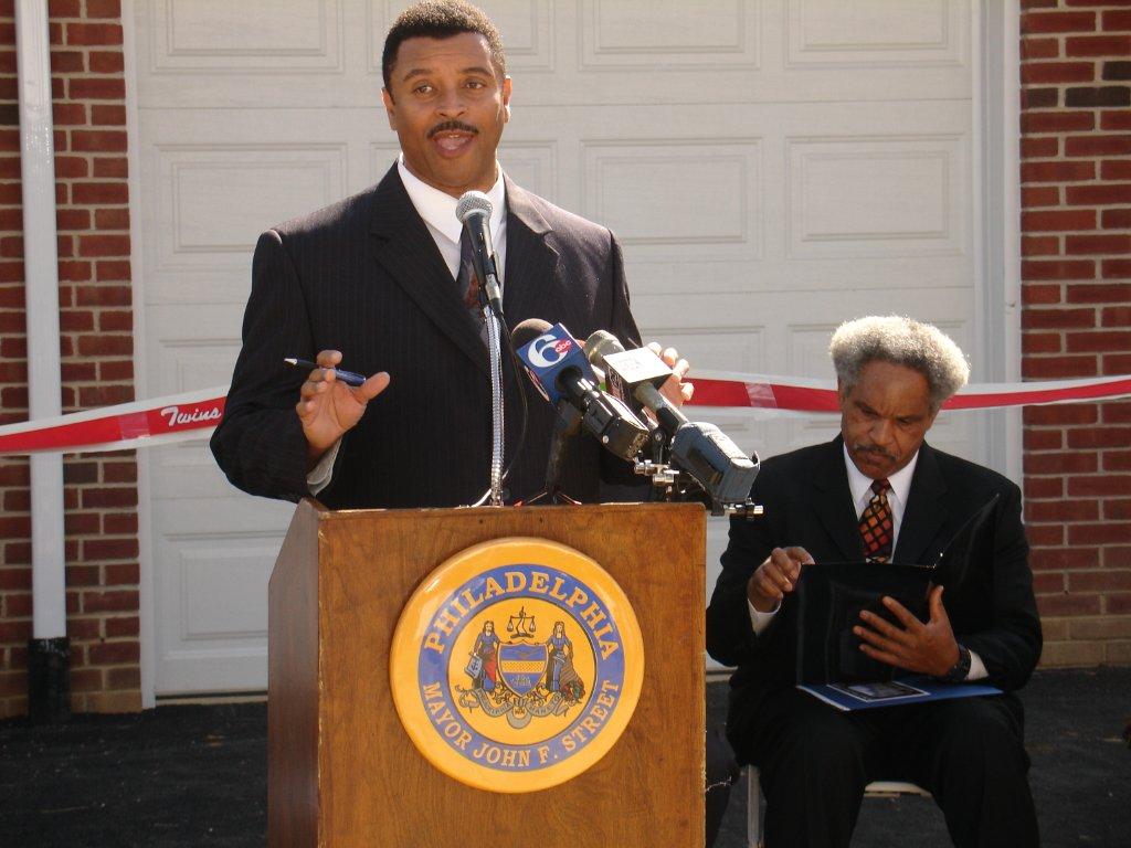 Kenneth in front of microphone